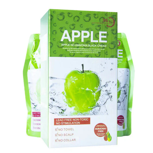 Apple Ammonia-Free Black Hair Cream 1000ML Fast-Coloring, Gentle Hair Dye Solution